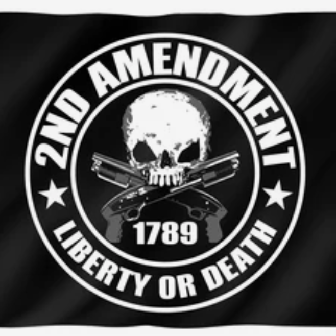 Liberty or Death 2nd Amendment Flag